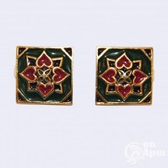 Клипсы "ESCADA" цветная эмаль